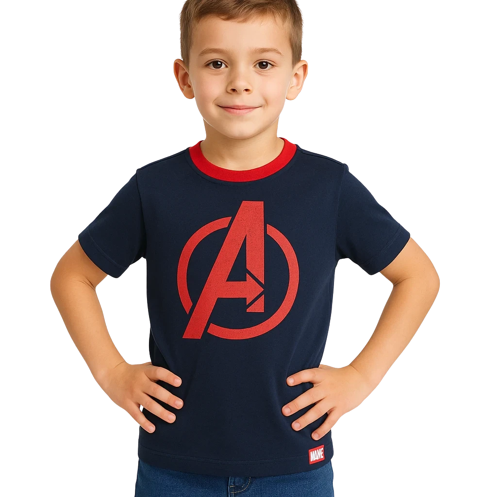 a boy with hands on hips