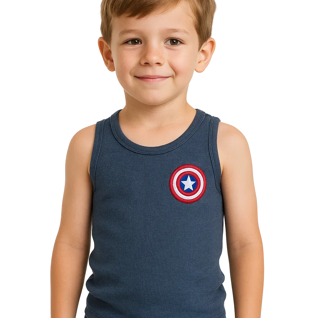a boy smiling at the camera