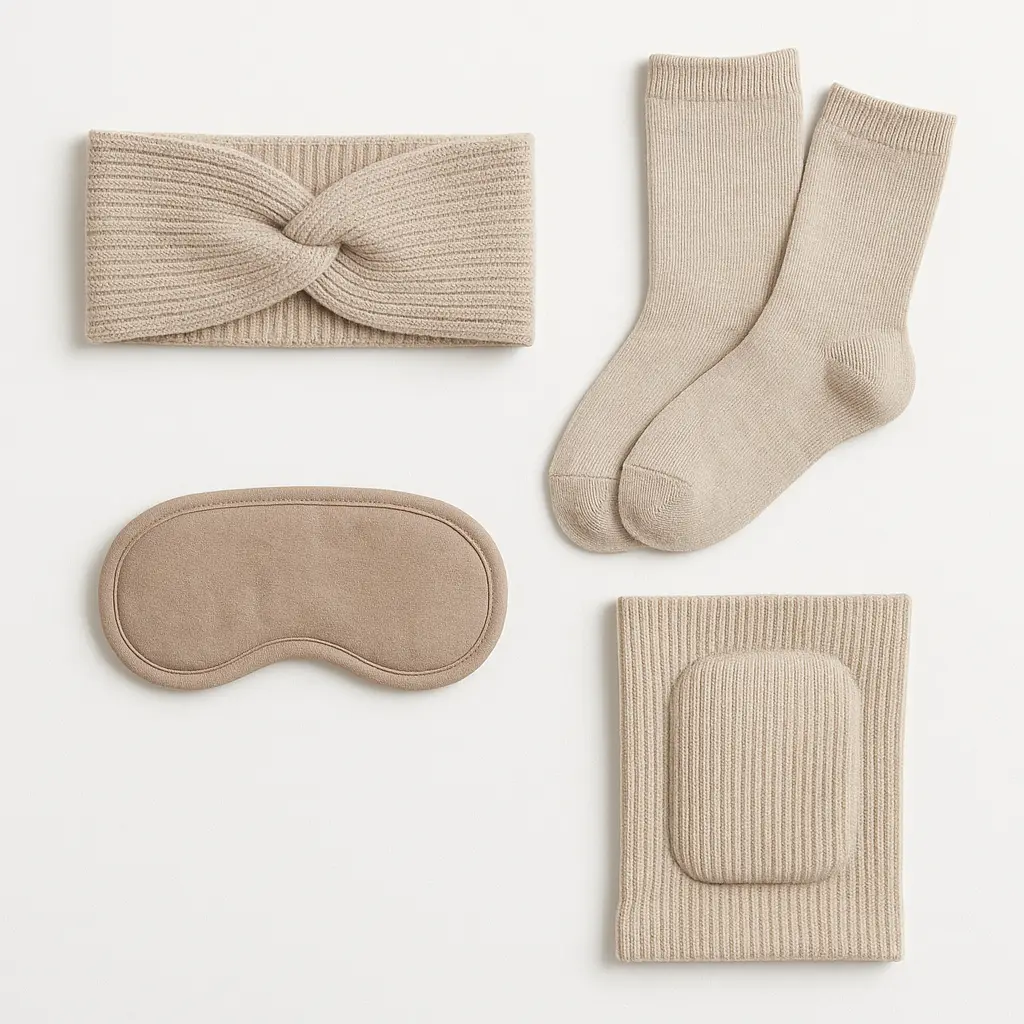 a group of socks and a mask