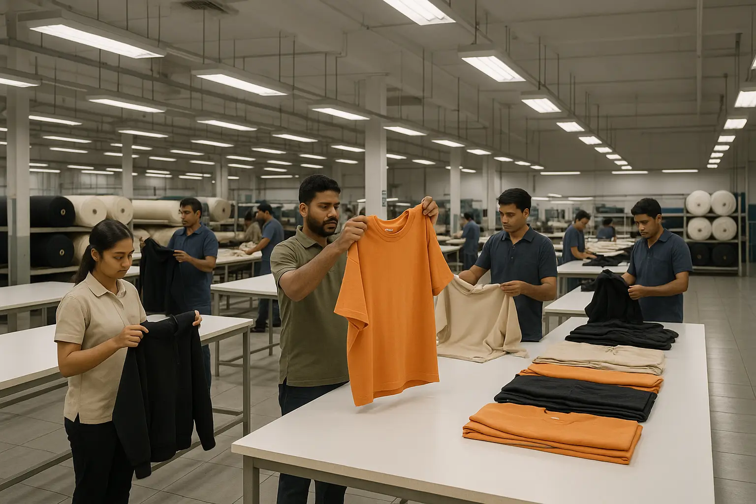 How To Ensure Top-Notch Quality Control In Your Tiruppur Streetwear Manufacturing 2 Streetwear Inspection in Tiruppur