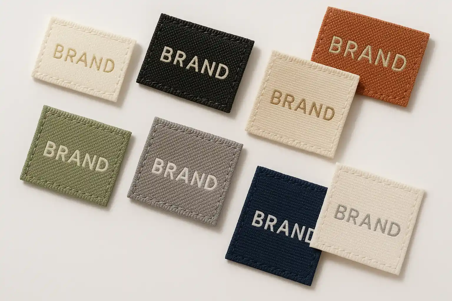 Colorful Fabric Labels