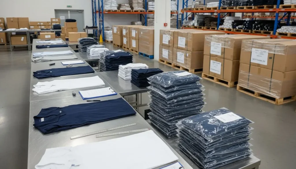 Quality Inspection and Export Ready Garment Packing