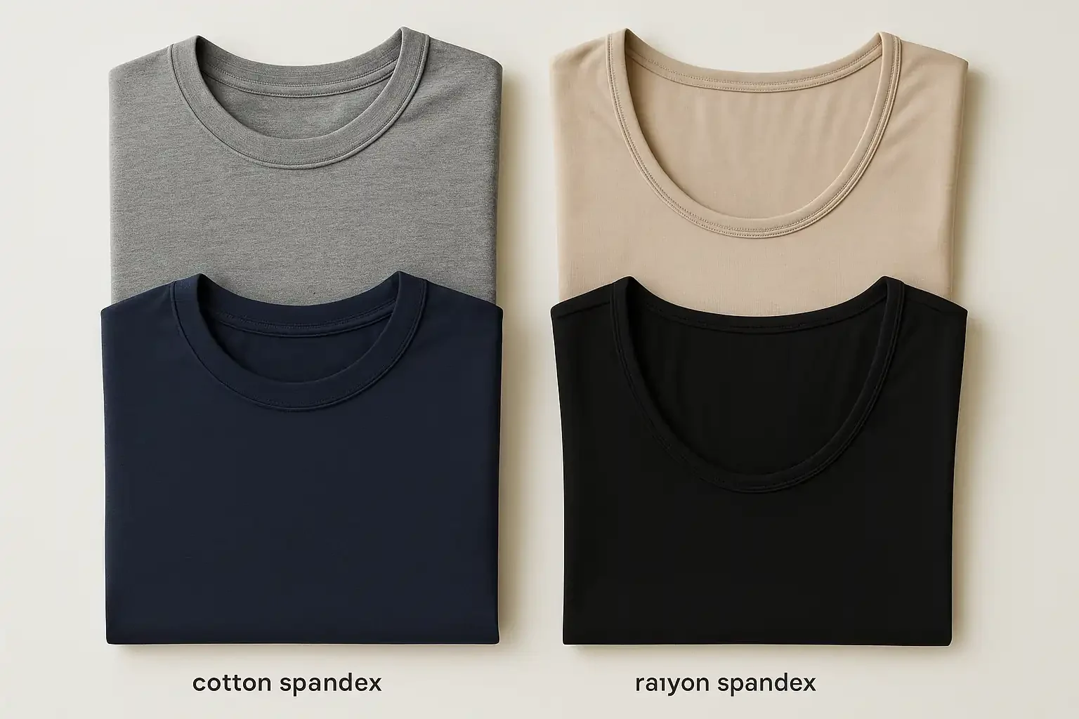 Cotton-lycra vs rayon-lycra Cotton-lycra vs rayon-lycra