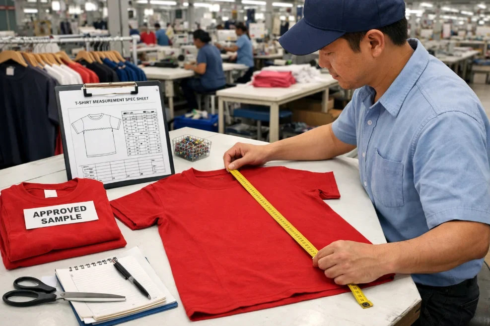 pre production sample inspection garment manufacturing