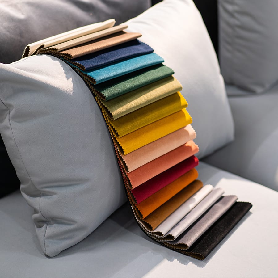 catalog of multi colored fabric samples textile in VYEXF2Pa