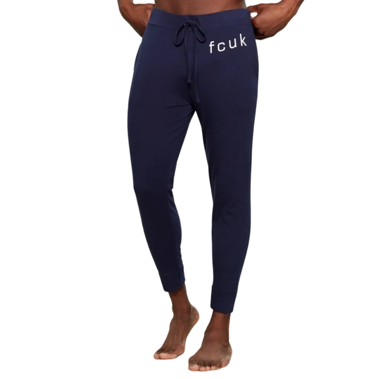 a person wearing blue pants