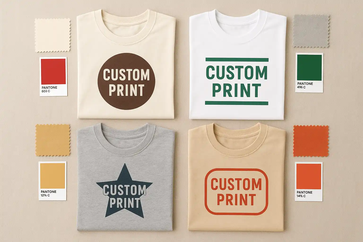 Custom T-Shirt Design Layout