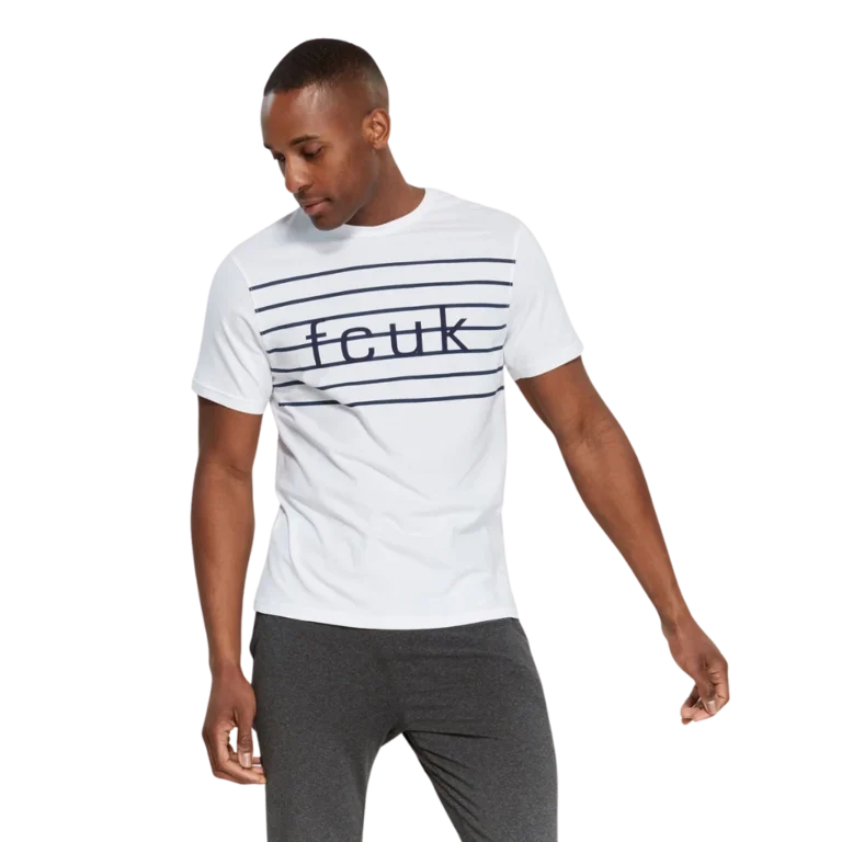 a man in a white shirt