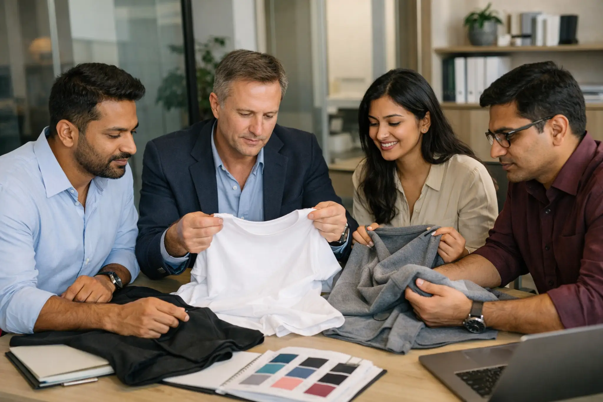 Private Label Clothing Manufacturer in India - Mirthuni Apparel Sourcing Service 26 Garment production for Netherlands brands T-shirt sampling