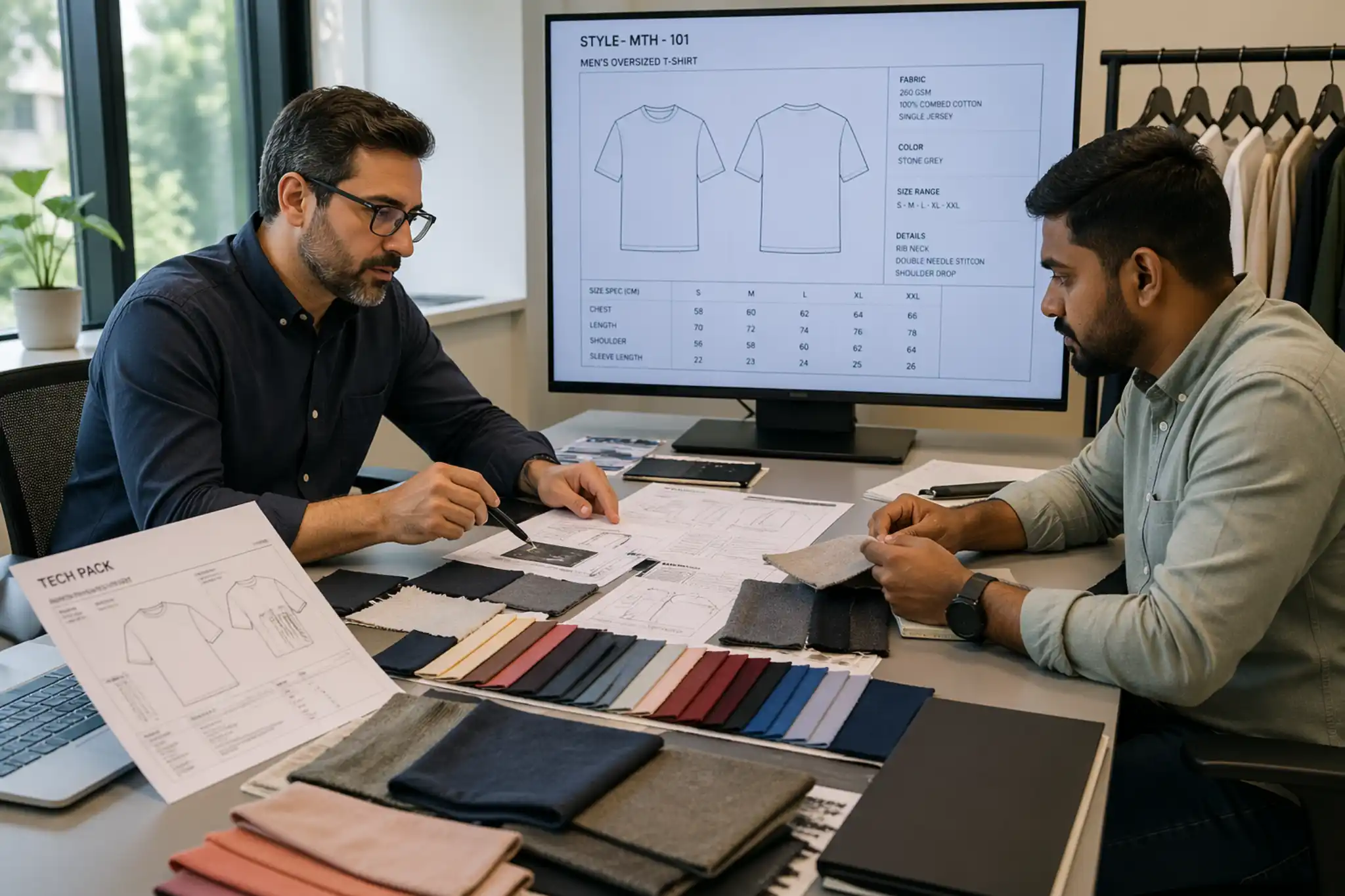 choosing a clothing manufacturer process