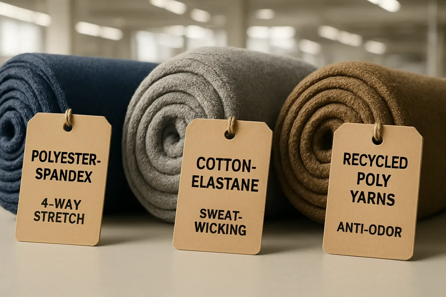 Activewear Fabrics types