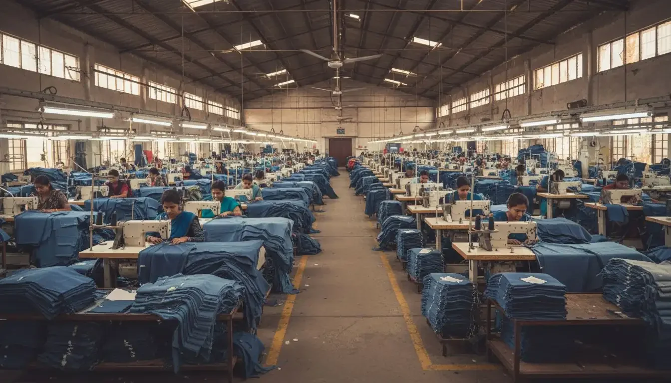 Sampling vs bulk production in garment manufacturing