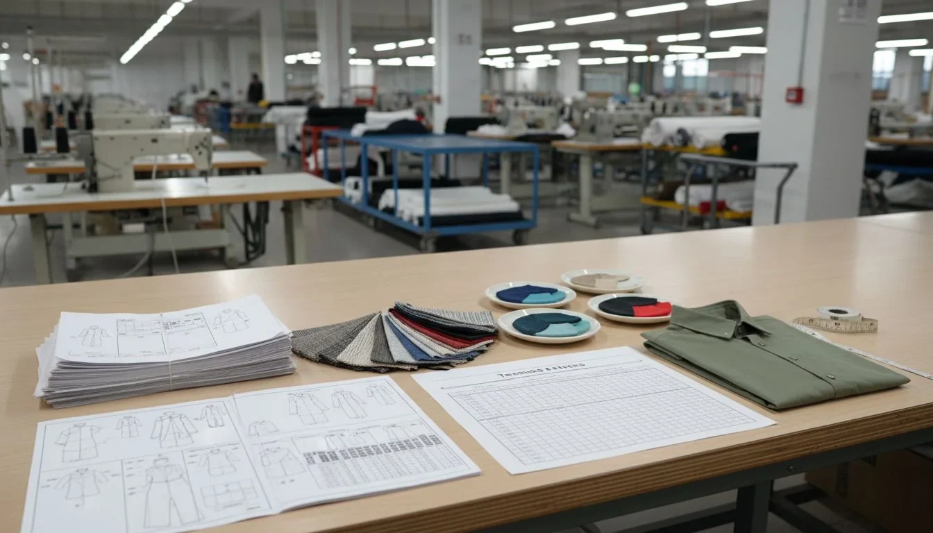 Tech Pack to Bulk Production Workflow in Private Label Manufacturing